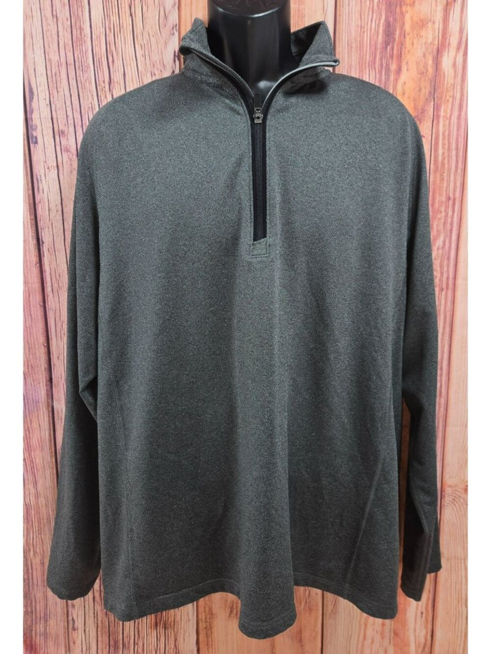 Vineyard Vines Mens Gray Quarter-Zip Performance Pullover XL